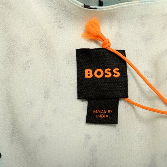 Hugo Boss Women's "C-Demia" Multi-Color Long Sleeve Shift Dress US S IT 40 - Picture 4 of 5